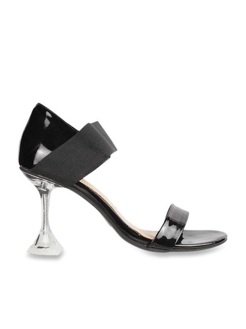 metro-women's-black-ankle-strap-stilettos