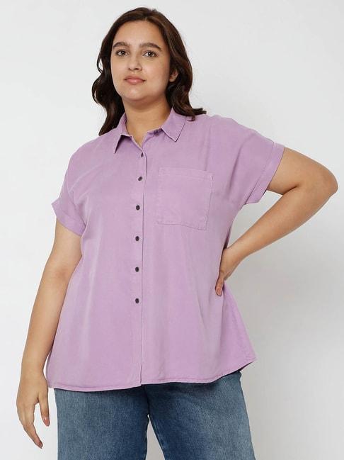 Vero Moda Curve Purple Shirt