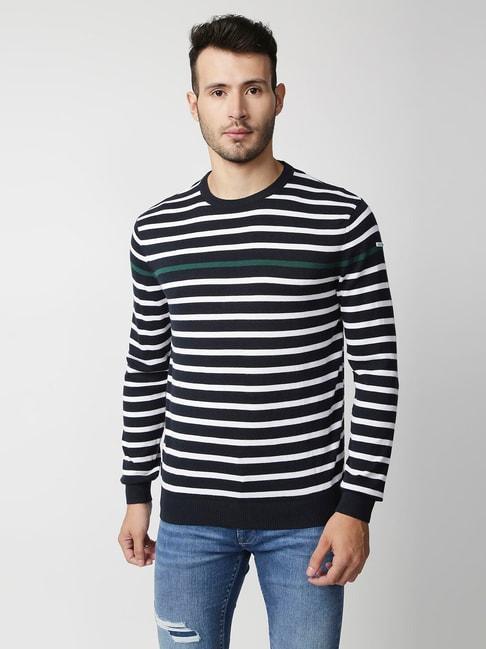 pepe-jeans-blue-striped-sweater