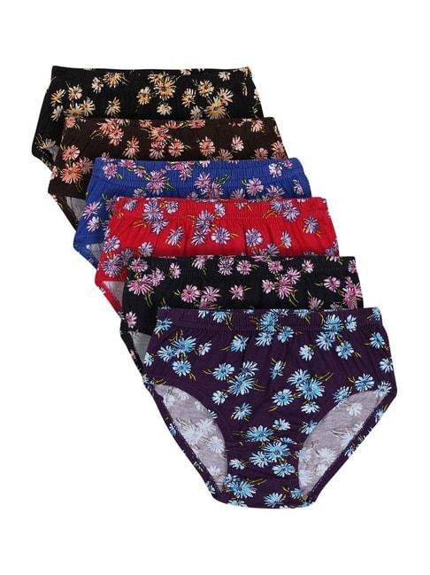 Bodycare Kids Multicolor Cotton Printed Panties (Pack of 6)