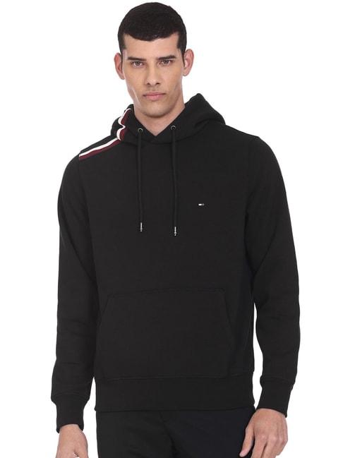 tommy-hilfiger-black-regular-fit-hoodie
