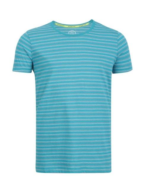 jockey-kids-blue-&-white-cotton-striped-t-shirt