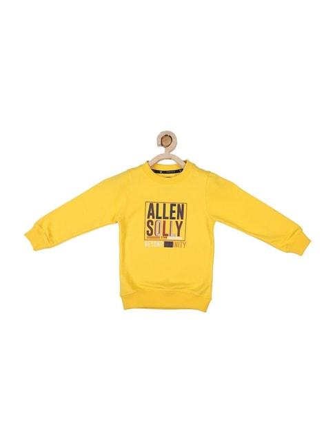 allen-solly-junior-yellow-graphic-full-sleeves-sweatshirt