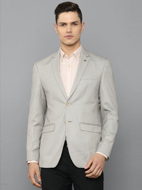 louis-philippe-grey-slim-fit-striped-blazers