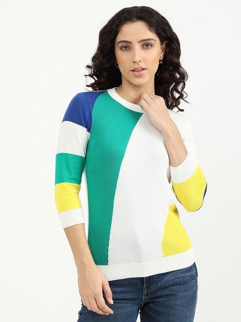 United Colors of Benetton Multicolor Color-Block Sweater