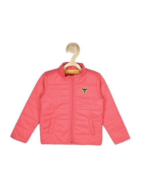 Allen Solly Junior Pink Regular Fit Full Sleeves Jacket