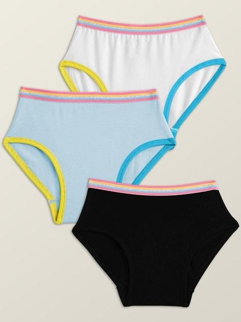XY Life Kids Multicolor Relaxed Fit Panties (Pack of 3)
