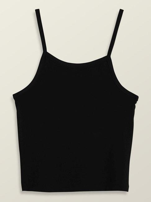 xy-life-kids-black-relaxed-fit-camisole