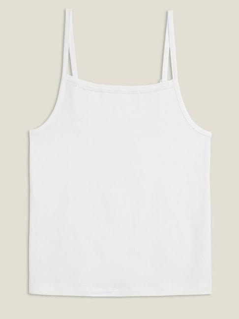 XY Life Kids White Relaxed Fit Camisole