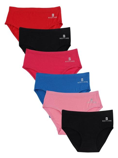 Bodycare Kids Assorted Solid Panty (Pack Of 6)