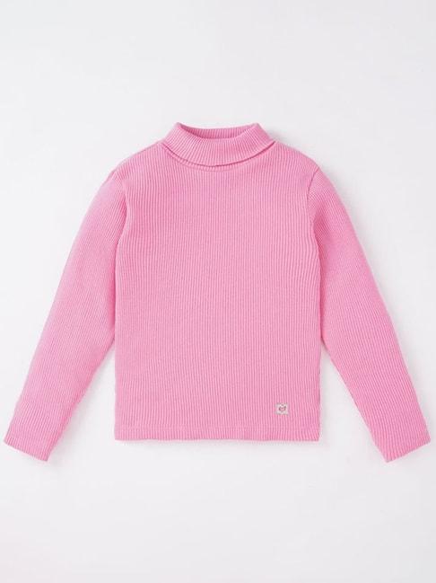 ed-a-mamma-kids-pink-cotton-regular-fit-full-sleeves-t-shirt