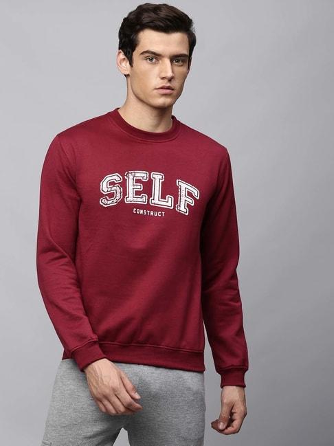 high-star-wine-round-neck-sweatshirt