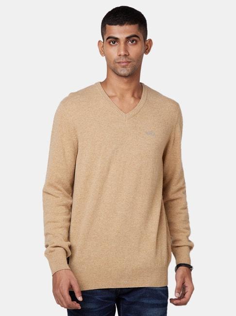 royal-enfield-dark-beige-full-sleeves-sweater
