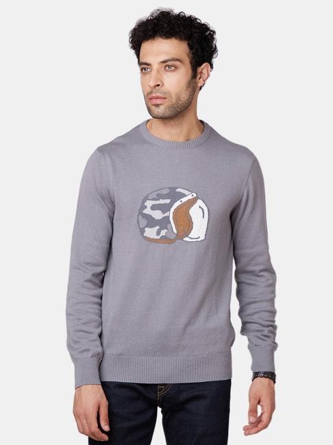 royal-enfield-grey-printed-full-sleeves-sweater