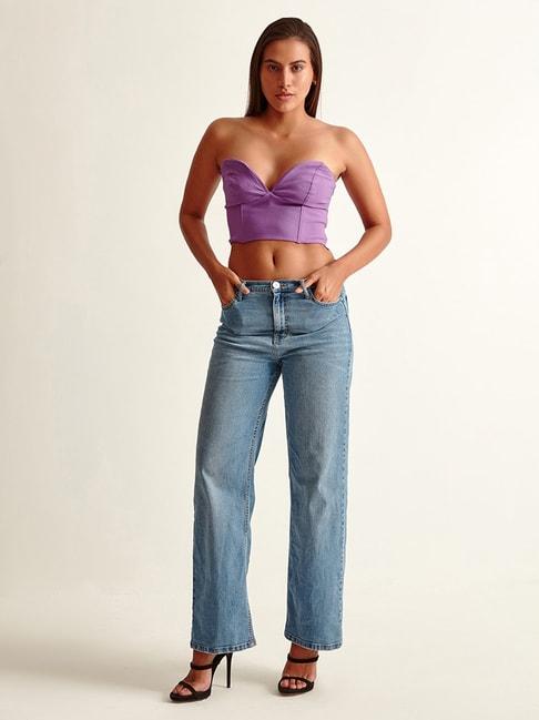 Cover Story Purple Tube Top