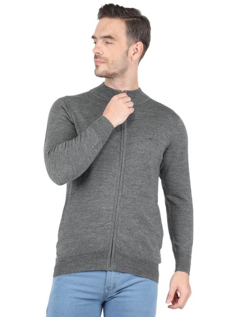 Monte Carlo Mid Grey Regular Fit Sweater