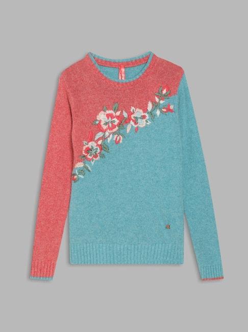 blue-giraffe-kids-peach-&-blue-embroidered-full-sleeves-sweater