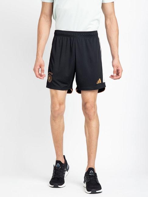 adidas GERMANY 22 HOME Black Striped Sports Shorts