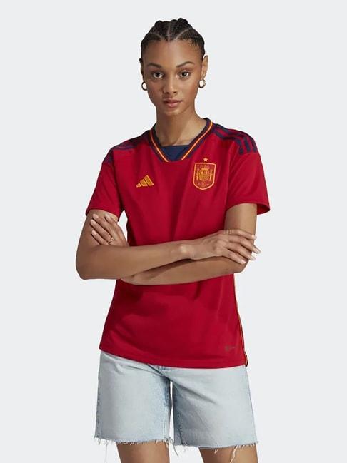 adidas Red SPAIN 22 HOME Printed FEF H JSY W T-Shirt