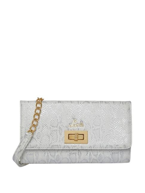 lavie-silver-textured-wallet-for-women