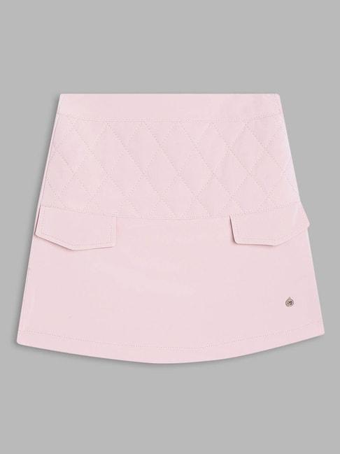 elle-kids-pink-solid-skirt