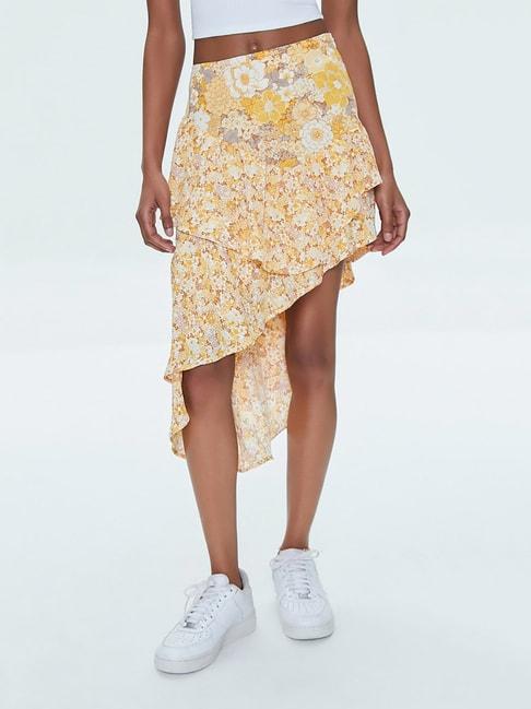 forever-21-multicolor-floral-print-high-low-midi-skirt