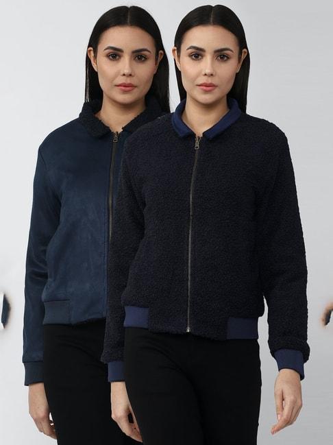 van-heusen-navy-cotton-regular-fit-reversible-jacket