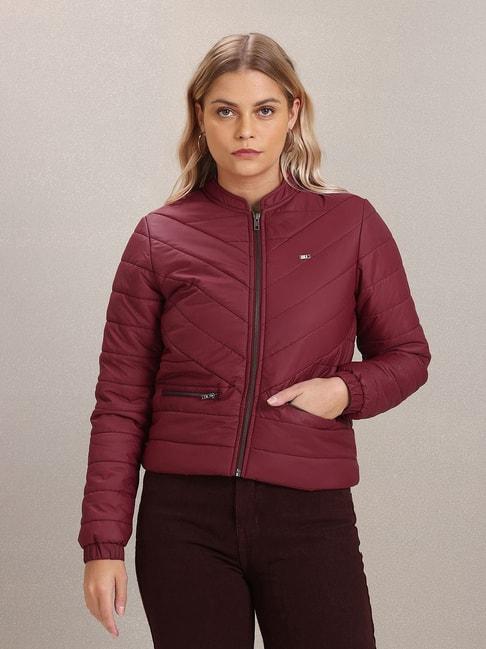 U.S. Polo Assn. Maroon Quilted Jacket