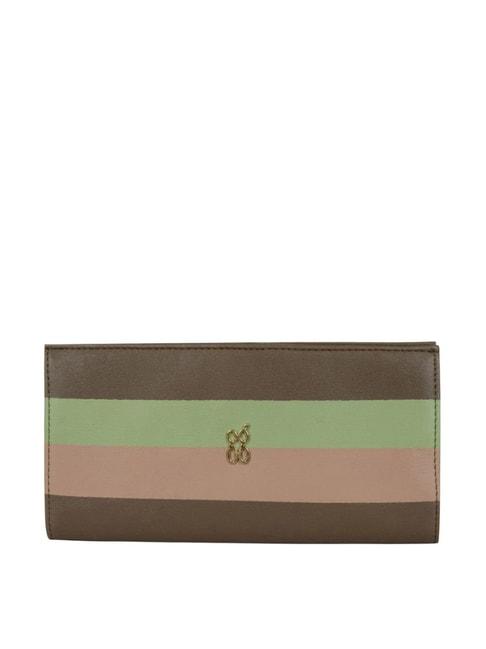 baggit-olive-color-block-bi-fold-wallet-for-women