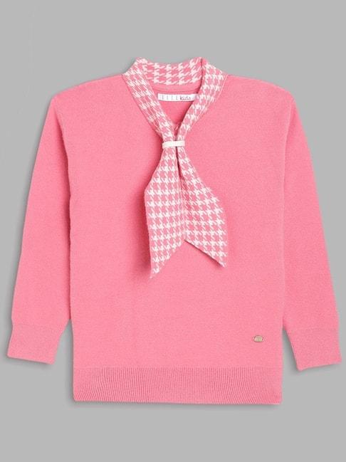 elle-kids-pink-regular-fit-full-sleeves-sweater
