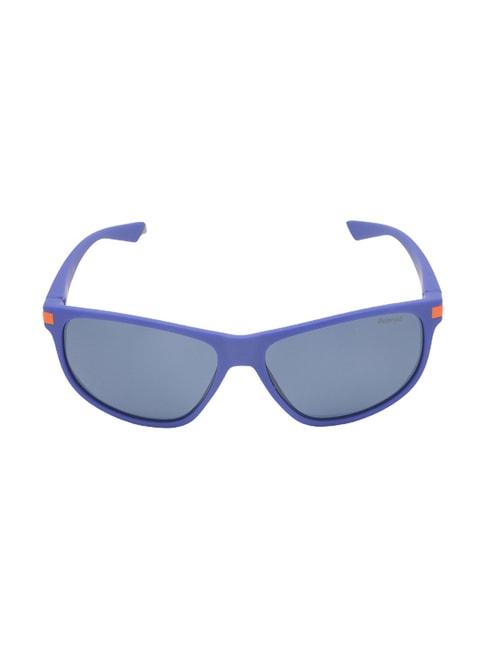 Polaroid Blue Rectangular Sunglasses for Men