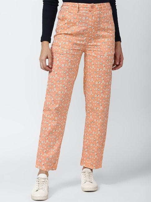 forever-21-peach-floral-print-pants