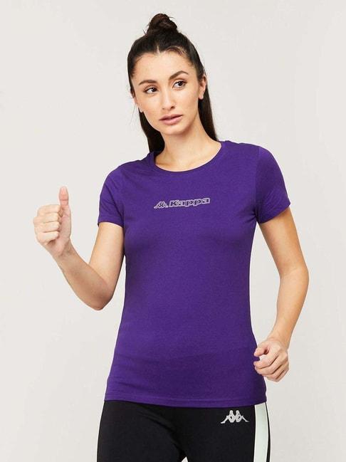 KAPPA Purple Cotton T-Shirt