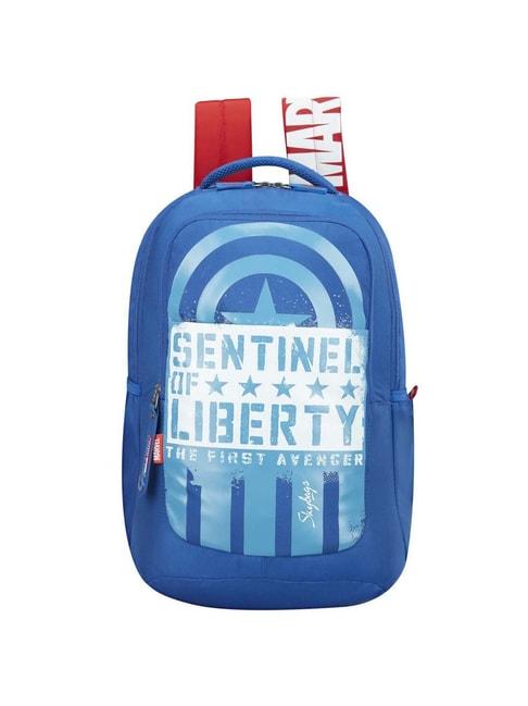 skybags-marvel-21-ltrs-blue-small-backpack