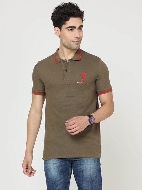 masculino-latino-olive-regular-fit-polo-t-shirt