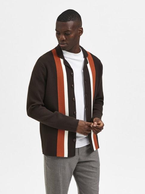selected-homme-delicioso-regular-fit-striped-cardigans