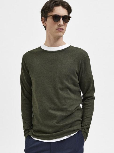 selected-homme-forest-night-regular-fit-self-pattern-sweater