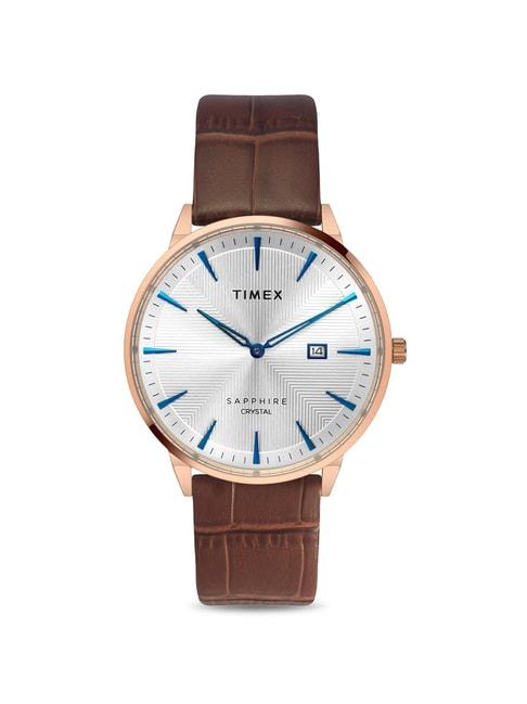 Timex TWEG21902 Slim Collection Analog Watch for Men