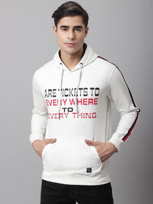 cantabil-off-white-regular-fit-printed-hooded-sweatshirt