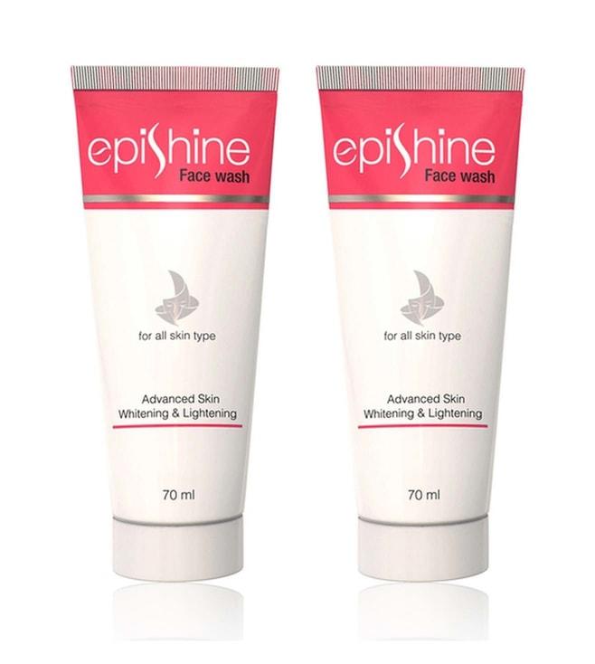 Epishine Advanced Skin Whitening and Brightening Face Wash Pack of 2 - 140 ml