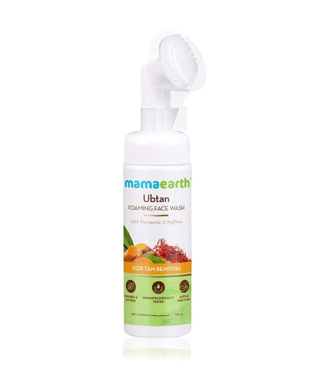 Mamaearth Ubtan Foaming Face Wash with Brush - 150 ml