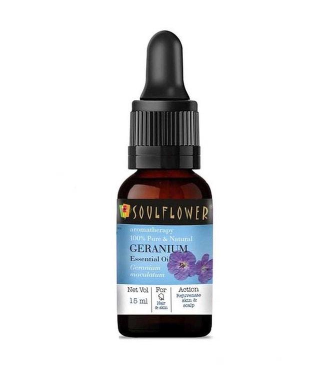 Soulflower Geranium Essential Oil - 15 ml