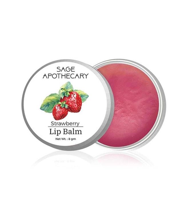 Sage Apothecary Strawberry Lip Balm - 8 gm