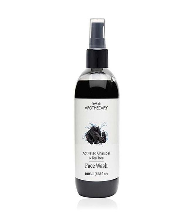 Sage Apothecary Activated Charcoal Face Wash - 100 ml