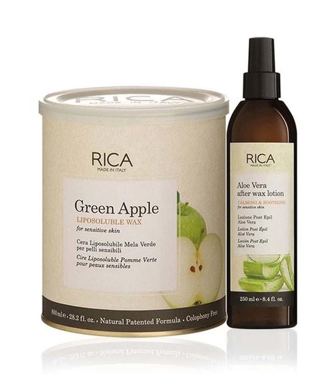 Rica Green Apple Wax & Lotion Combo