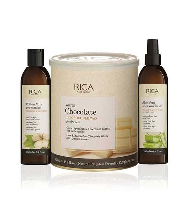 Rica White Chocolate Wax Combo Kit 1