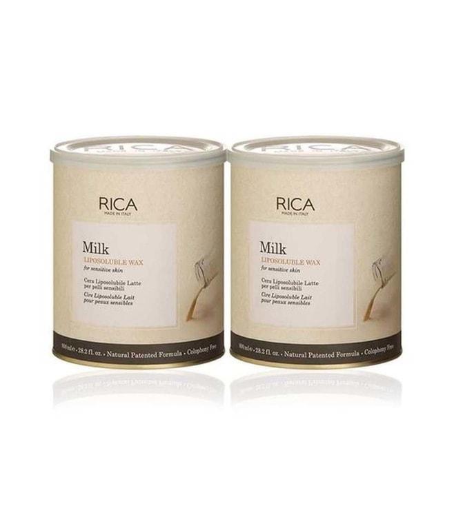 Rica Milk Wax For Sensitive Skin Pack of 2 - 1600 ml