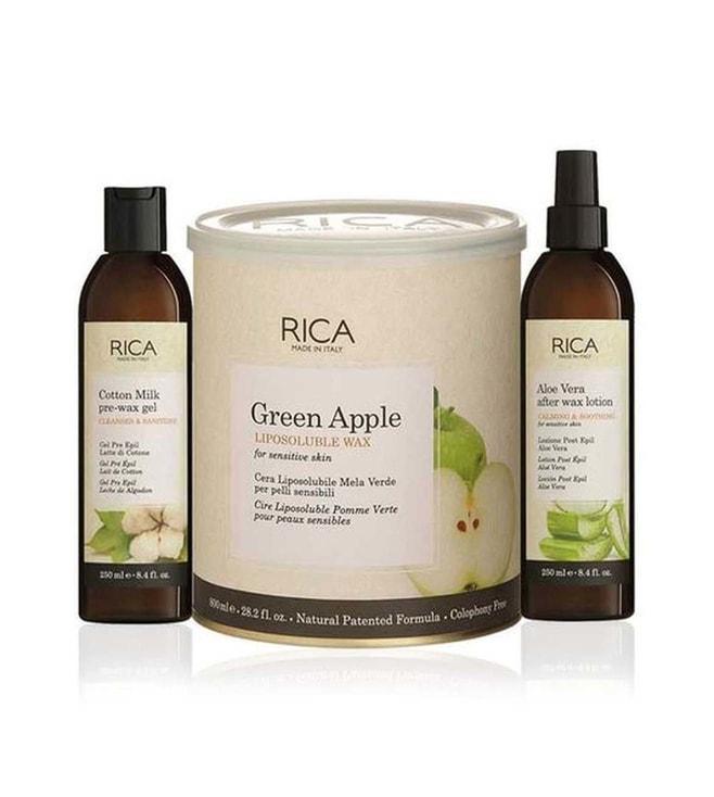Rica Green Apple Wax Combo Kit 1