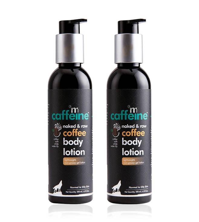 mCaffeine Naked & Raw Coffee Body Lotion (Pack of 2)