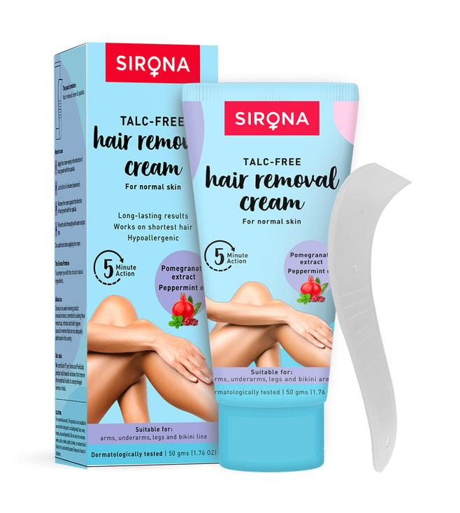Sirona Hair Removal Cream for Women with No Talc - 50 gm